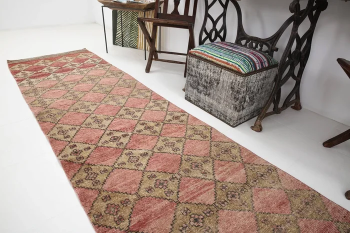 2′ x 12′ Red Turkish Vintage Runner Rug – 6281