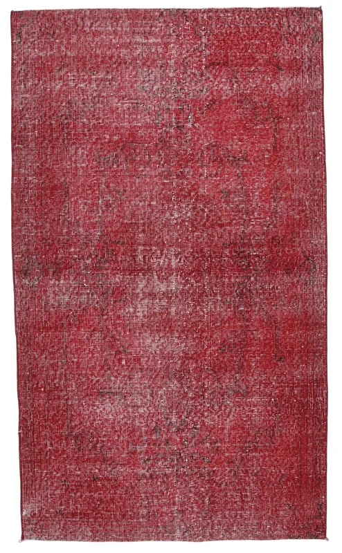 3′ x 6′ Red Turkish Vintage Rug – 3256