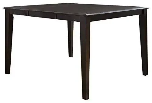 A-America – Bristol Point 60in – 78in Rectangular Dining Table with Butterfly Leaf in Warm Grey Finish – BTLWG6320