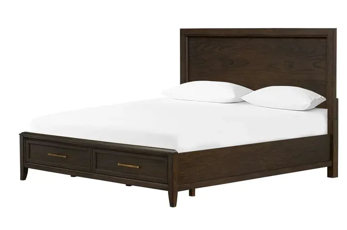 A-America – Bryson King Panel Bed, Grey Brown Finish – BRNSZ5130