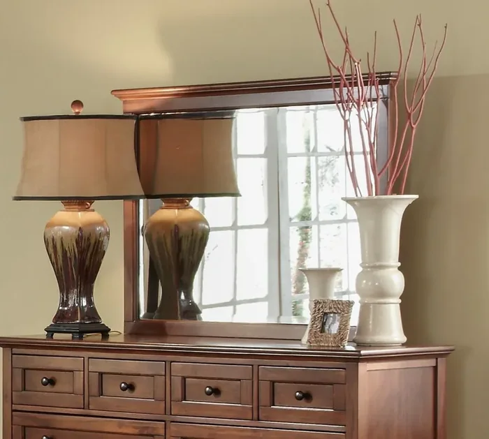 A-America – Westlake Master Mirror in Cherry Brown Finish – WSLCB5560