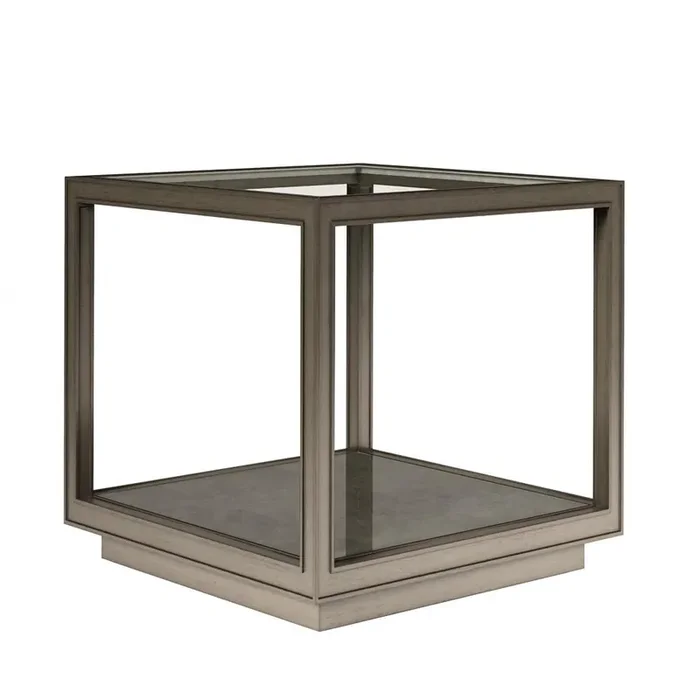 A.R.T. Furniture – Cove Square End Table in Grey – 349303-2743