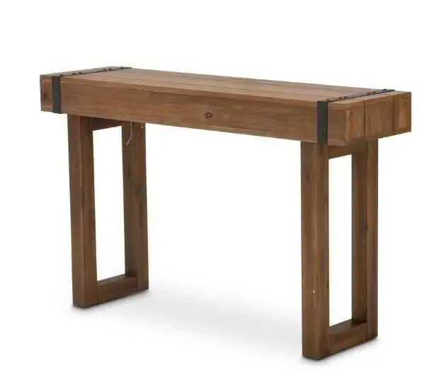 AICO by Michael Amini – Brooklyn Walk – Console Table – Burnt Umber – KI-BRKW223-408N