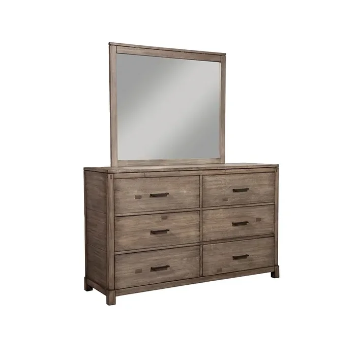 Alpine Furniture – Sydney 6 Drawer Dresser and Mirror Set – 1700-03_06