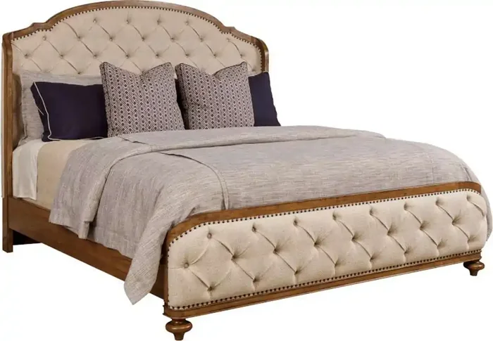 American Drew – Berkshire Glendale Upholstered Shelter Queen Bed Pkg – 011-313R