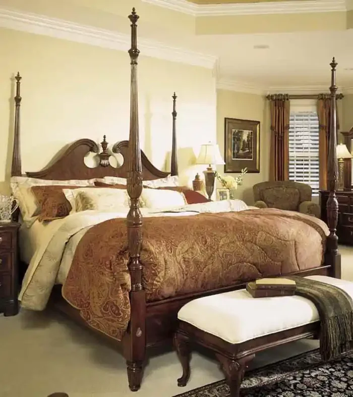 American Drew – Cherry Grove Pediment Poster California King Bed – 791-379R