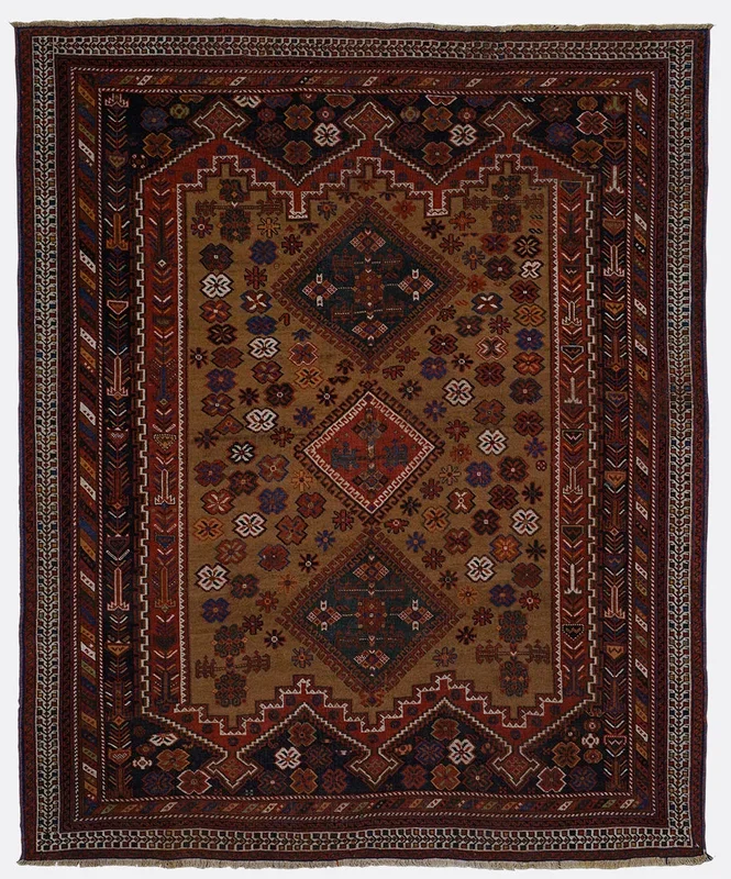 Antique Persian Afshar Rug – 5’1″ x 6’2″
