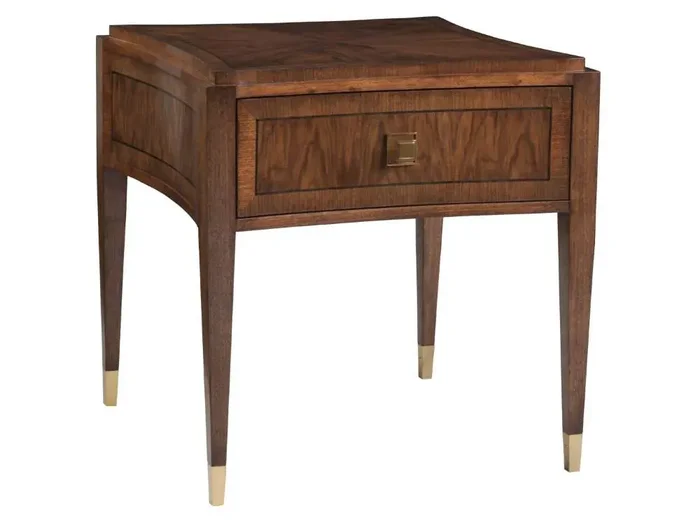 Artistica Home – Signature Designs Chiavari Square End Table – Walnut – 2117-957