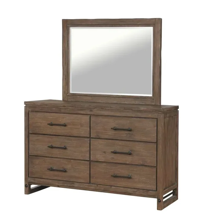 Avalon Furniture – Round Rock Dresser and Mirror – B00149-D-C_M