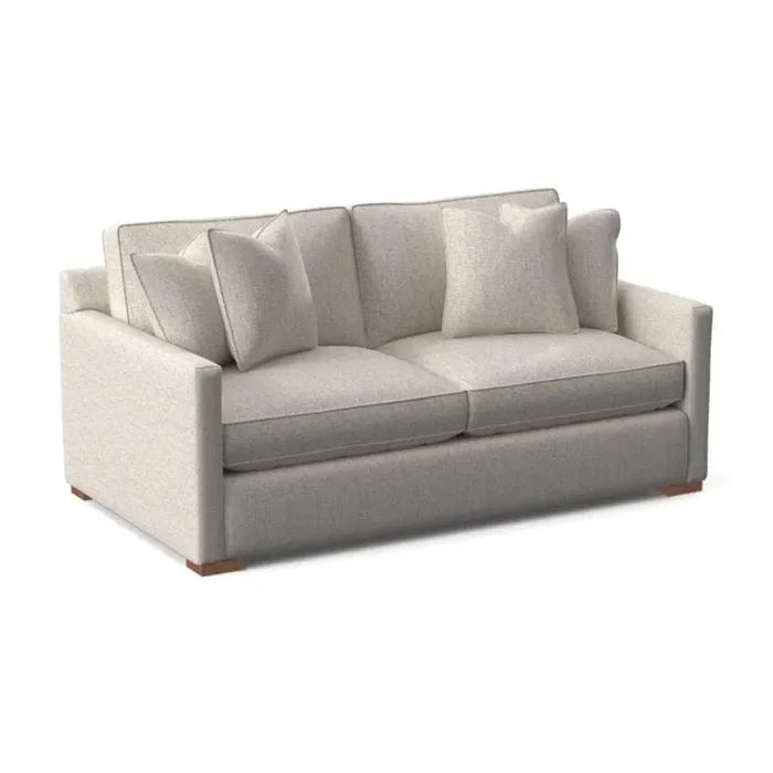 Braxton Culler – Bel-Air 2 over 2 Sofa (White Crypton Performance Fabric) – 705-011