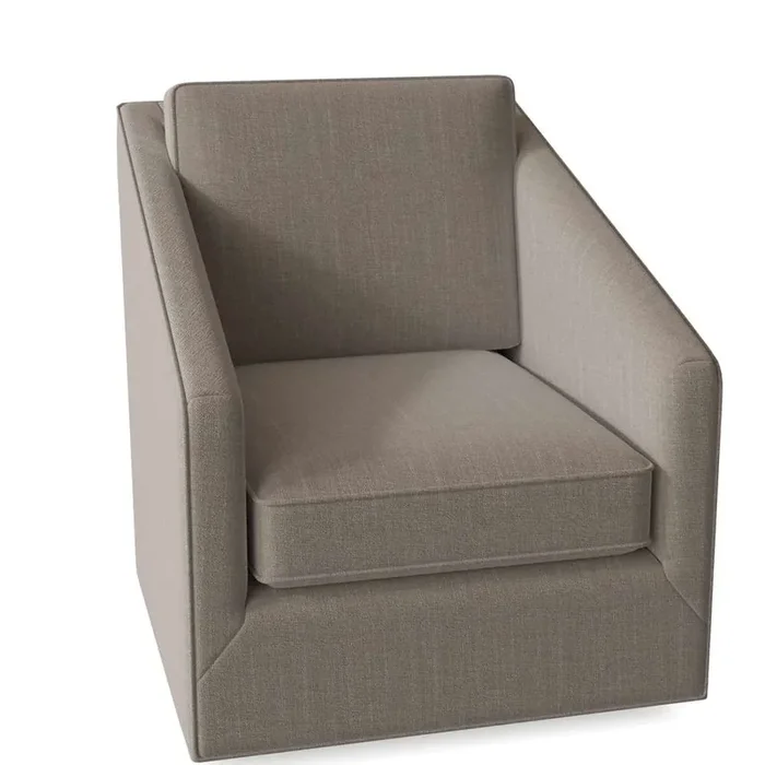 Braxton Culler – Taylor Swivel Chair (Brown Crypton Performance Fabric) – 508-005