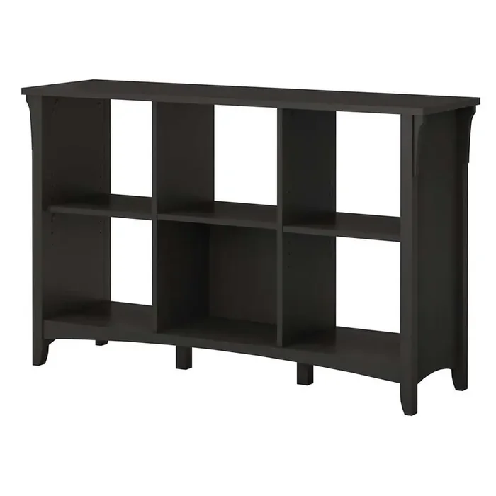 Bush Furniture – Salinas 6 Cube Organizer in Vintage Black – SAB148VB-03