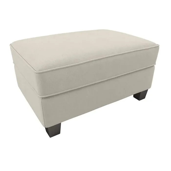 Bush Furniture – Stockton Storage Ottoman in Cream Herringbone – SNO34SCRH-Z