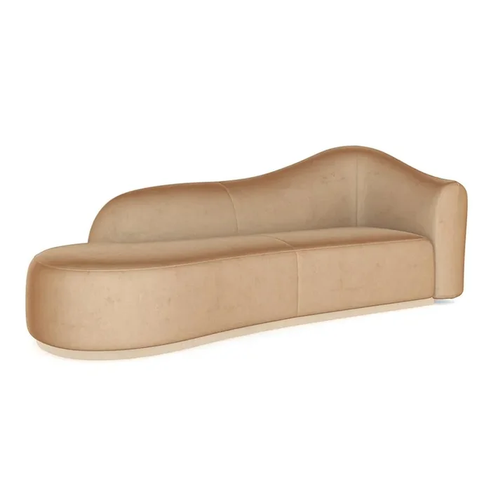 Caracole – Kalahari Laf Chaise in Sparkling Argent – UPH-024-LH1-A