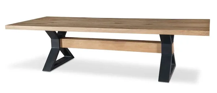 Century Furniture – Grand Tour Furniture Natural Oak Open Sky 86 Dining Table – Natural – SF6159