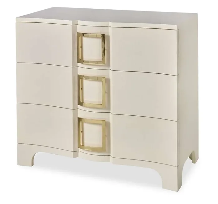 Century Furniture – Grand Tour Furniture White Callie Three Drawer Chest – SF6170