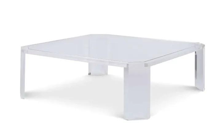 Century Furniture – Thomas OBrien – Phoenix Coffee Table – Glass Top – AEA-606-1