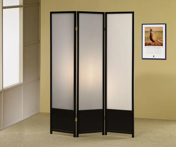 Coaster – Calix Black Folding Screen – 900120