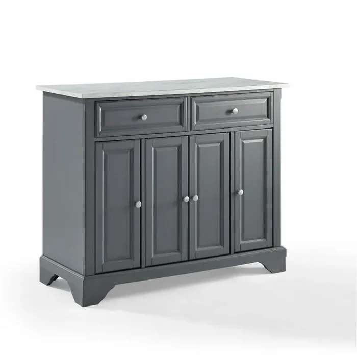 Crosley Furniture – Avery Kitchen Island Gray – KF30043BGY