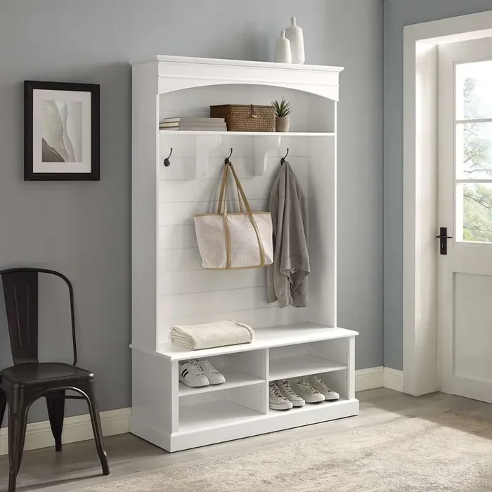 Crosley Furniture – Bartlett Hall Tree White – CF6037-WH