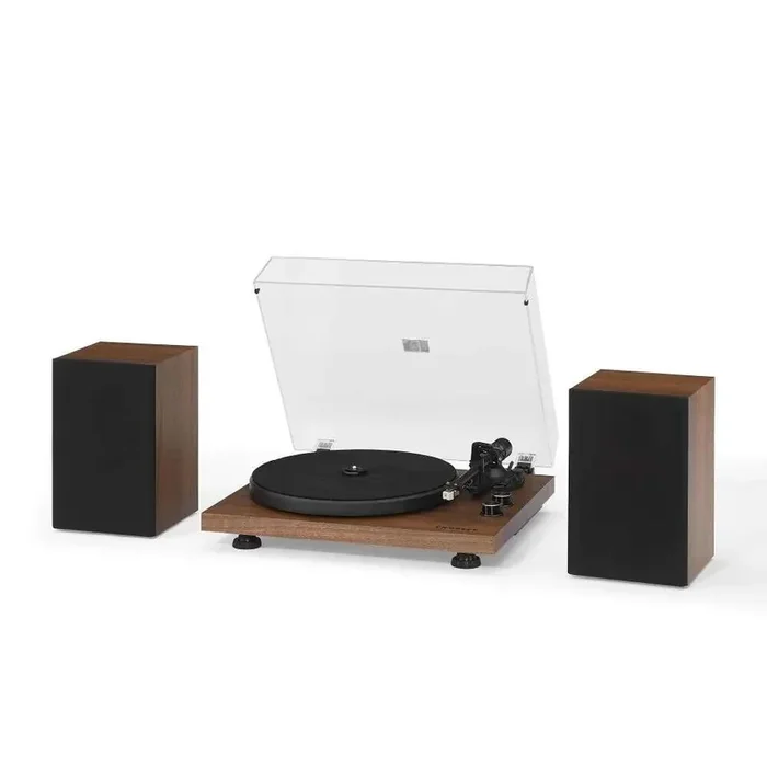 Crosley Radio – C62 Record Player With Speakers In Walnut – C62C-WA