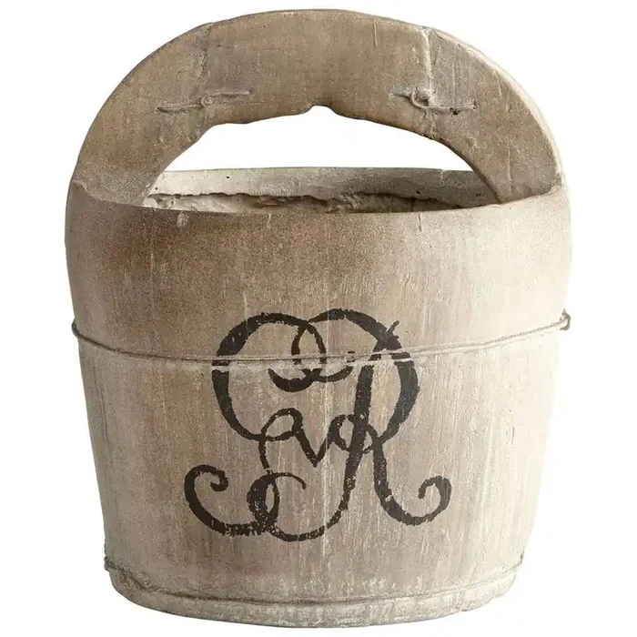 Cyan Design – A Drop In The Bucket Planter in Ash Brown – 08685 – CLOSEOUT