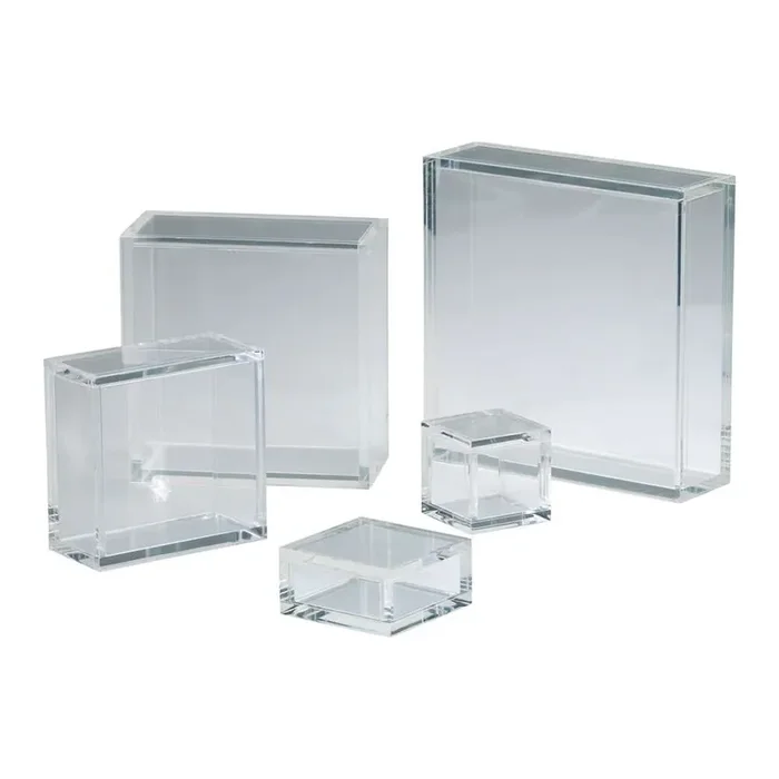 Cyan Design – Acrylic Pedestal in Clear – 8×8 Square – 01834