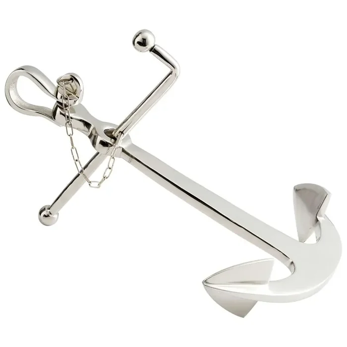 Cyan Design – Anchors Aweigh Sculpture in Nickel – 09790