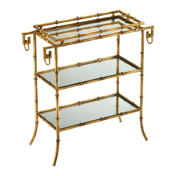 Cyan Design – Bamboo Tray Table in Gold – 04208