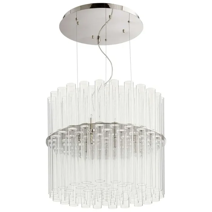 Cyan Design – Beaker Pendant 12-Light in Polished Nickel – 09672 – CLOSEOUT
