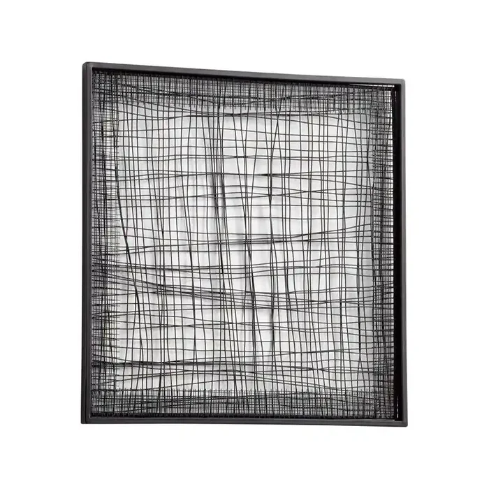 Cyan Design – Belham Wall Decor in Graphite – Small – 10239
