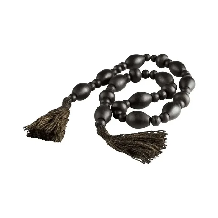 Cyan Design – Blizzard Stone Beads in Black – 11140