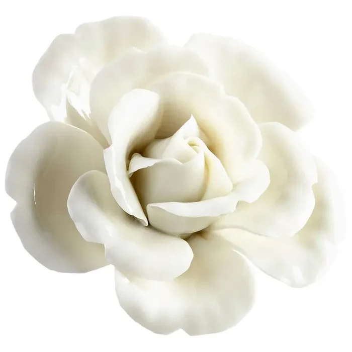 Cyan Design – Blooming Parade Wall Decor in Off White Glaze – Large – 09111