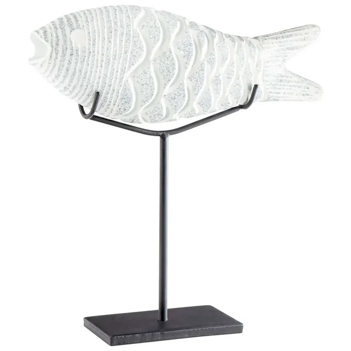 Cyan Design – Grouper Sculpture in Clear and Frosted – Small – 10034