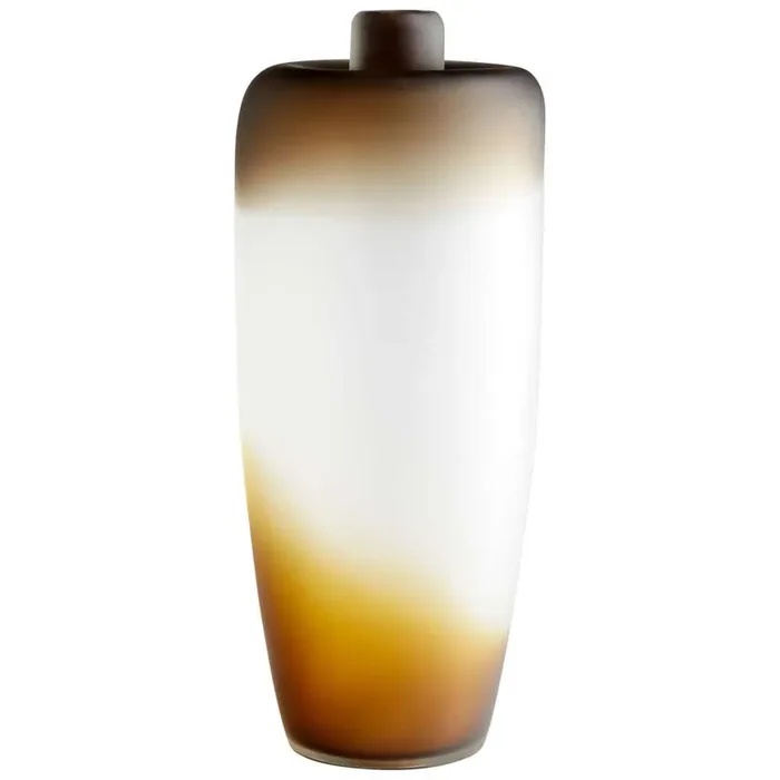 Cyan Design – Jaxon Vase in Amber Swirl – Small – 10858