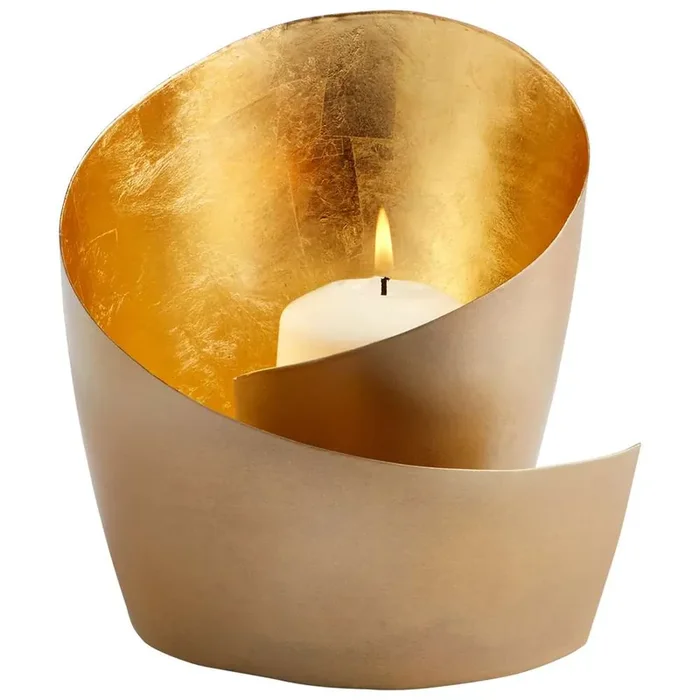 Cyan Design – Mars Candleholder in Brass – Medium – 08118