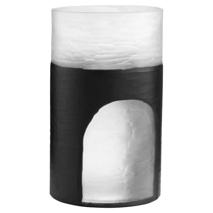 Cyan Design – Ominous Frost Vase Tall in Clear and Black – 11257