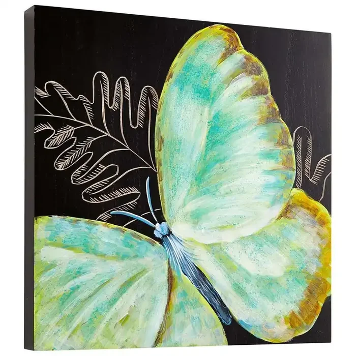 Cyan Design – Papillon Wall Art in Black and Blue – 07507 – CLOSEOUT