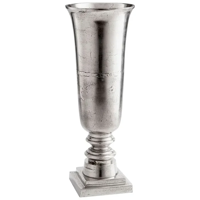 Cyan Design – Relic Vase in Raw Nickel – Large – 10173