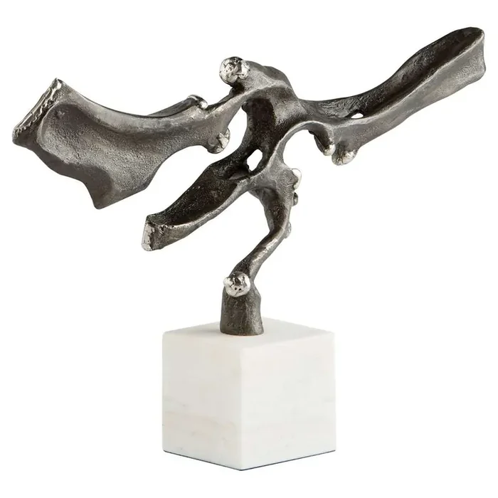 Cyan Design – Rivulet Sculpture in Bronze in White – 11438