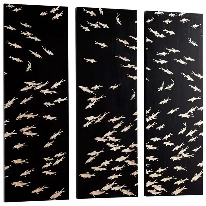 Cyan Design – Tiburon Wall Art in Black – 07519