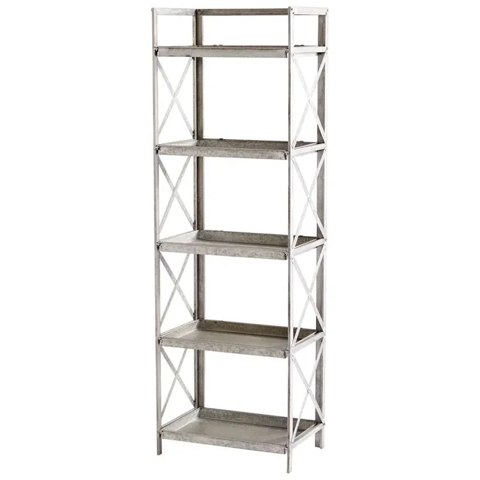 Cyan Design – Torrance Etagere in Galvanized – 09846