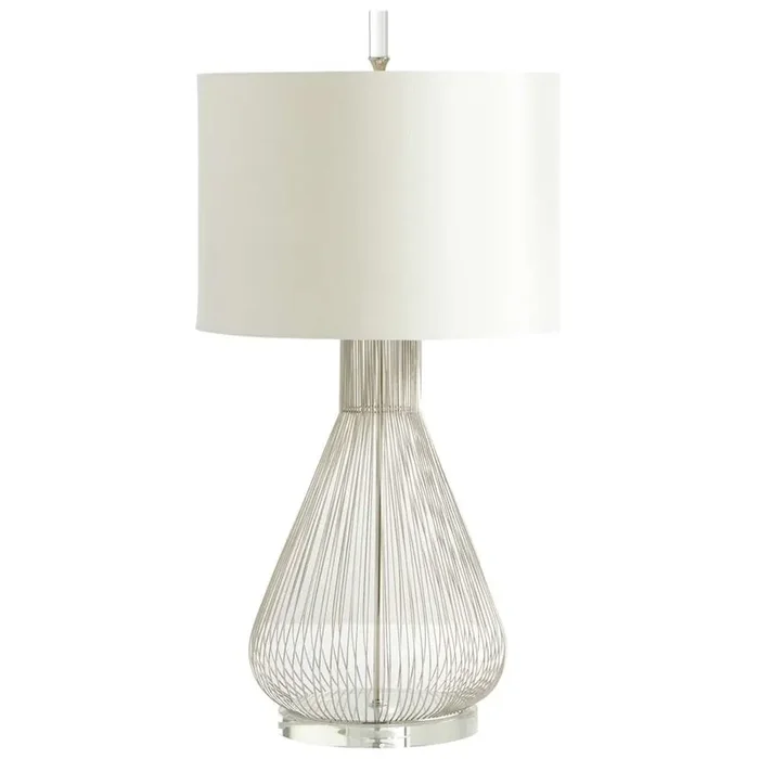 Cyan Design – Whisked Fall Table Lamp in Satin Nickel – 05899