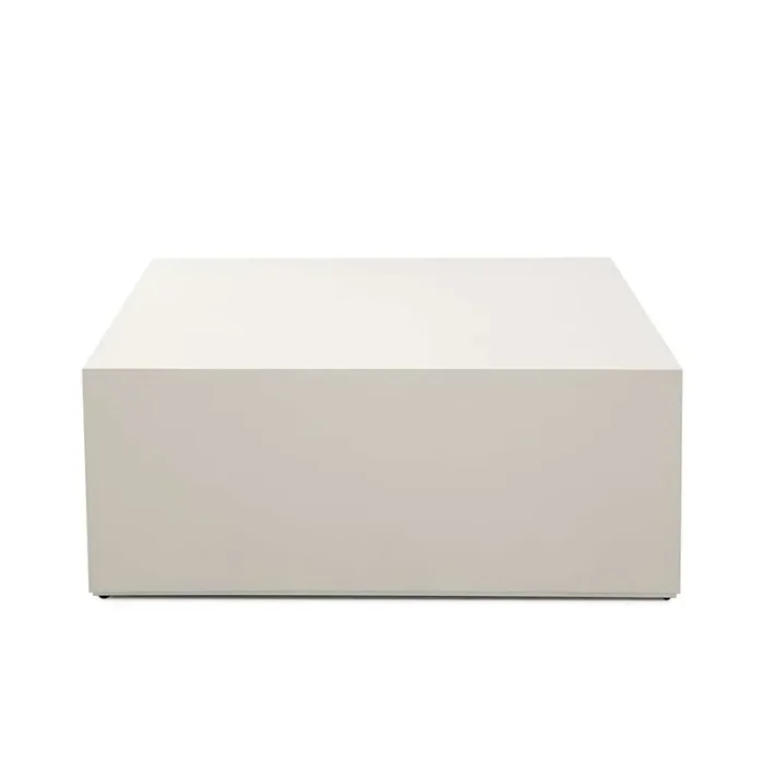 Diamond Sofa – Montage Square Cocktail Table in Ivory Faux Cement Finish – MONTAGESCTIV