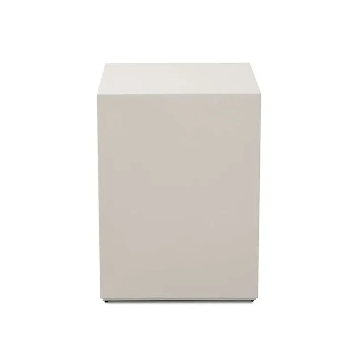Diamond Sofa – Montage Square End Table in Ivory Faux Cement Finish – MONTAGESETIV