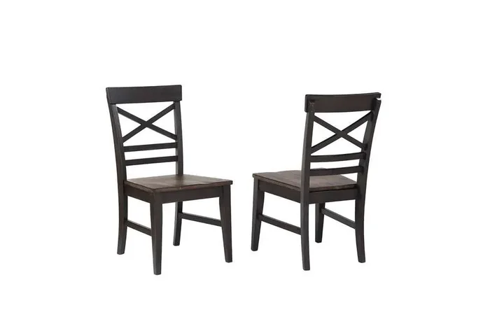 ECI Furniture – Ashford X Back Side Chair (Set of 2) – 1859-23-S3