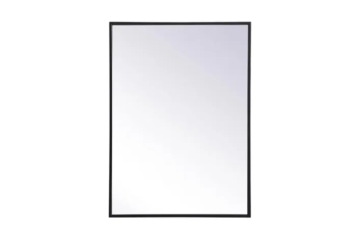 Elegant Furniture & Lighting – Wyn Metal mirror medicine cabinet 20 inch x 28 inch in Black – MR572028BLK