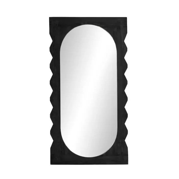 Four Hands – Aldrik Mirror – Black Reclaimed Pine – 226487-003