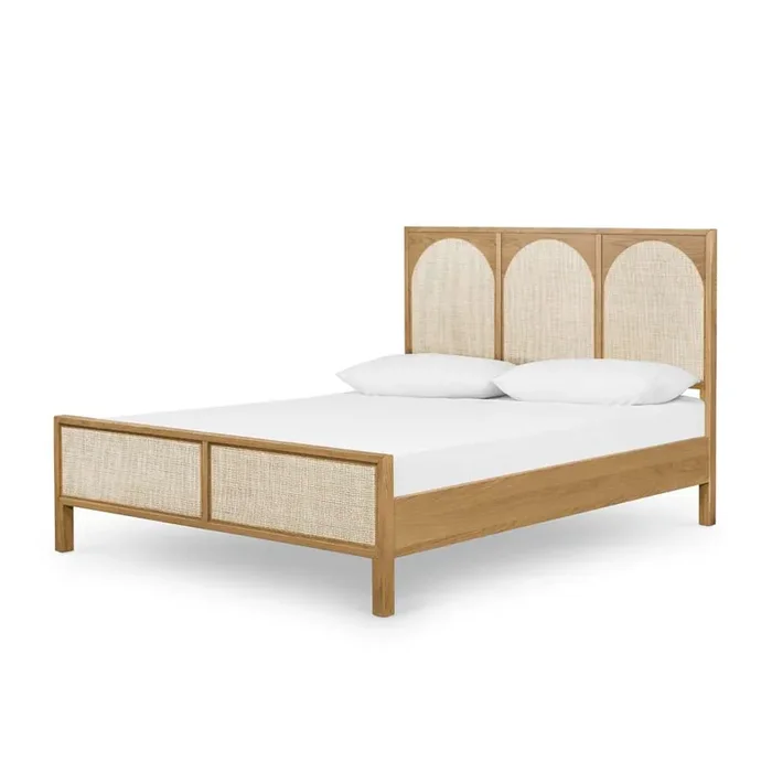 Four Hands – Allegra Bed – Natural Cane – Queen – 109713-001