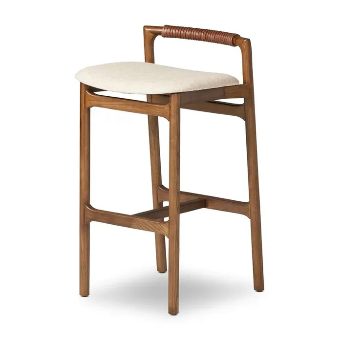 Four Hands – Allston – Baden Bar Stool – Alcala Wheat – 233519-017
